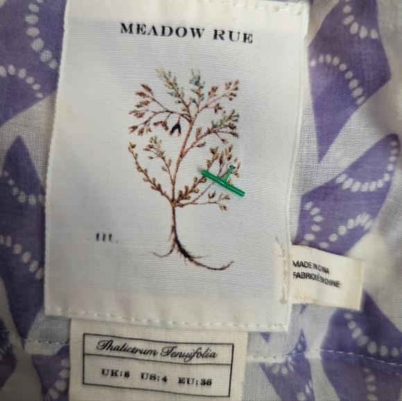 Anthropologie Purple Midi Dress - Picture 5 of 7